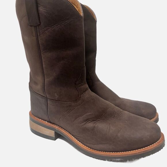 Jama Old West MB2061 Men’s Brown Nubuck Slip On Boots Size 9.5 EE main image 5